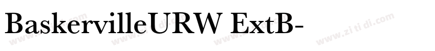 BaskervilleURW ExtB字体转换